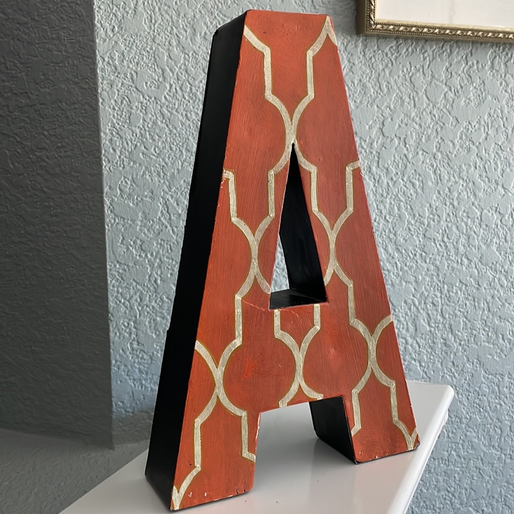 Metal initial A